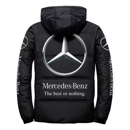 Personalized Merc Puffer Thermal Jacket With Hood QB250901
