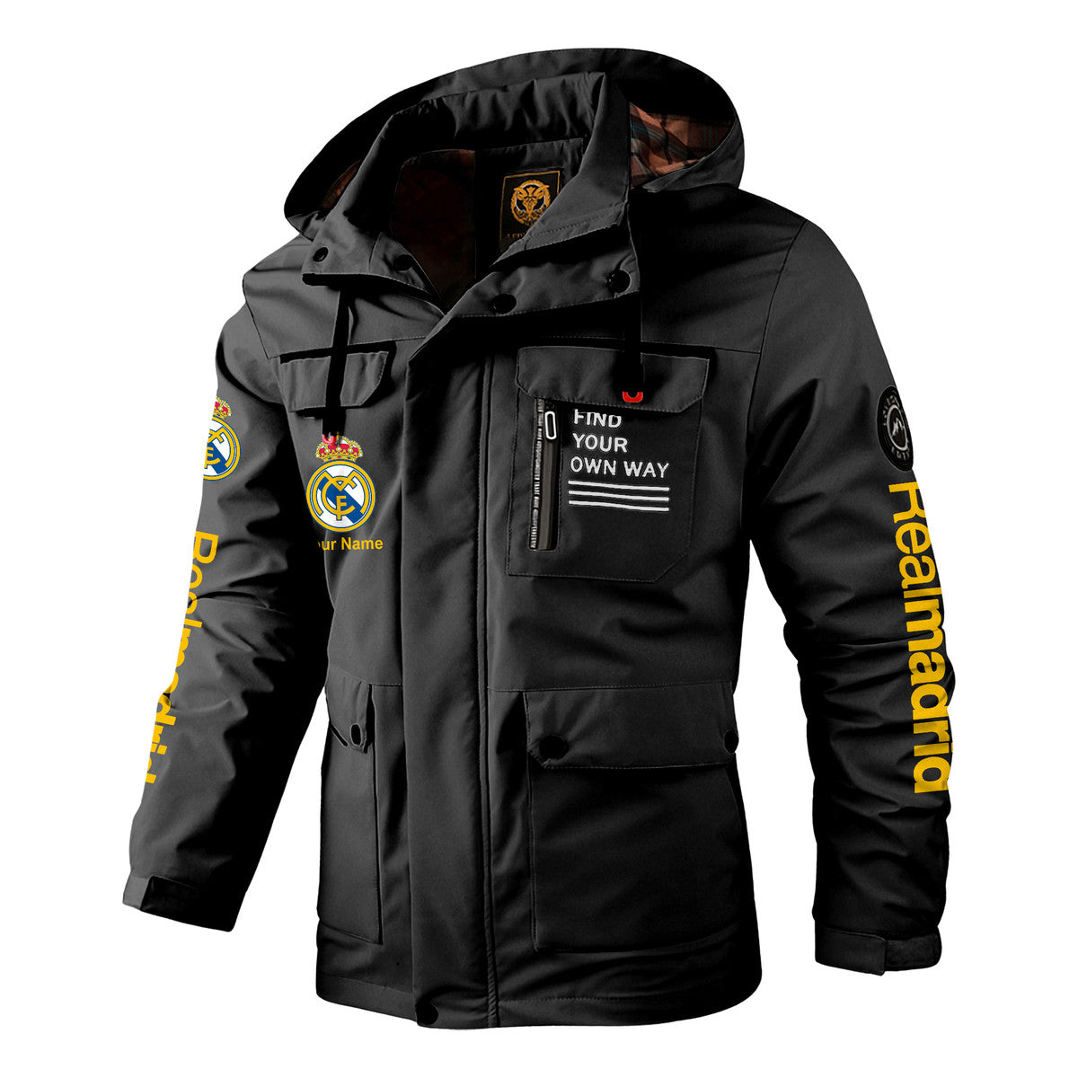 Real Madrid Windbreaker Hooded Jacket S021004