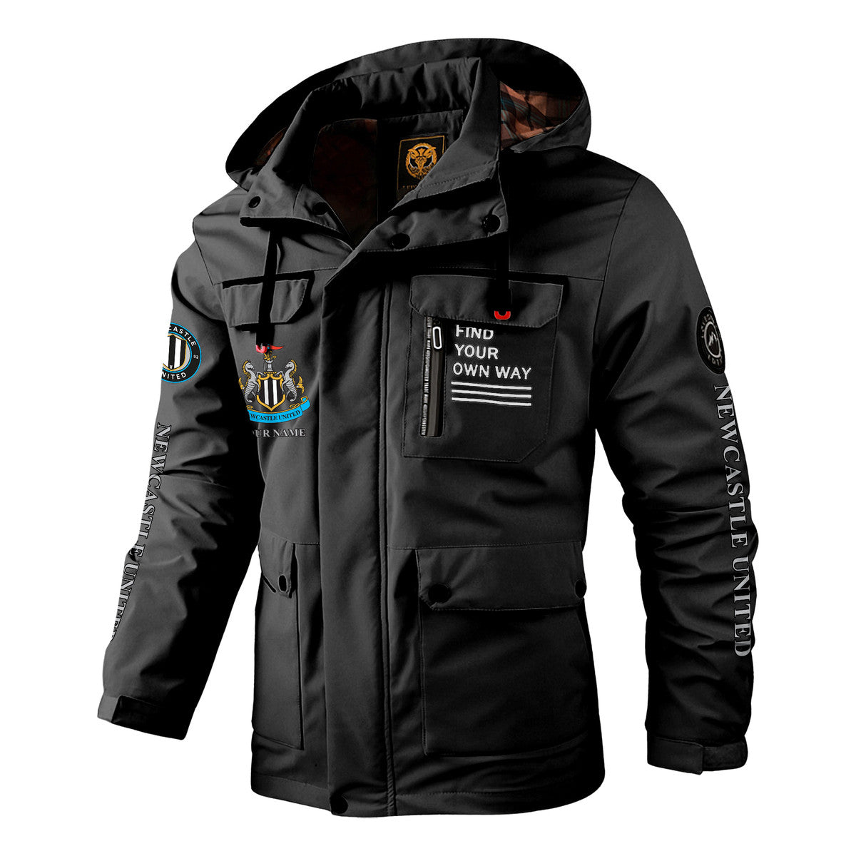Newcastle United Windbreaker Hooded Jacket S021005