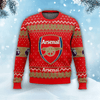 Arsenal Q7 Ugly Christmas Sweater , Unisex Wool Sweater