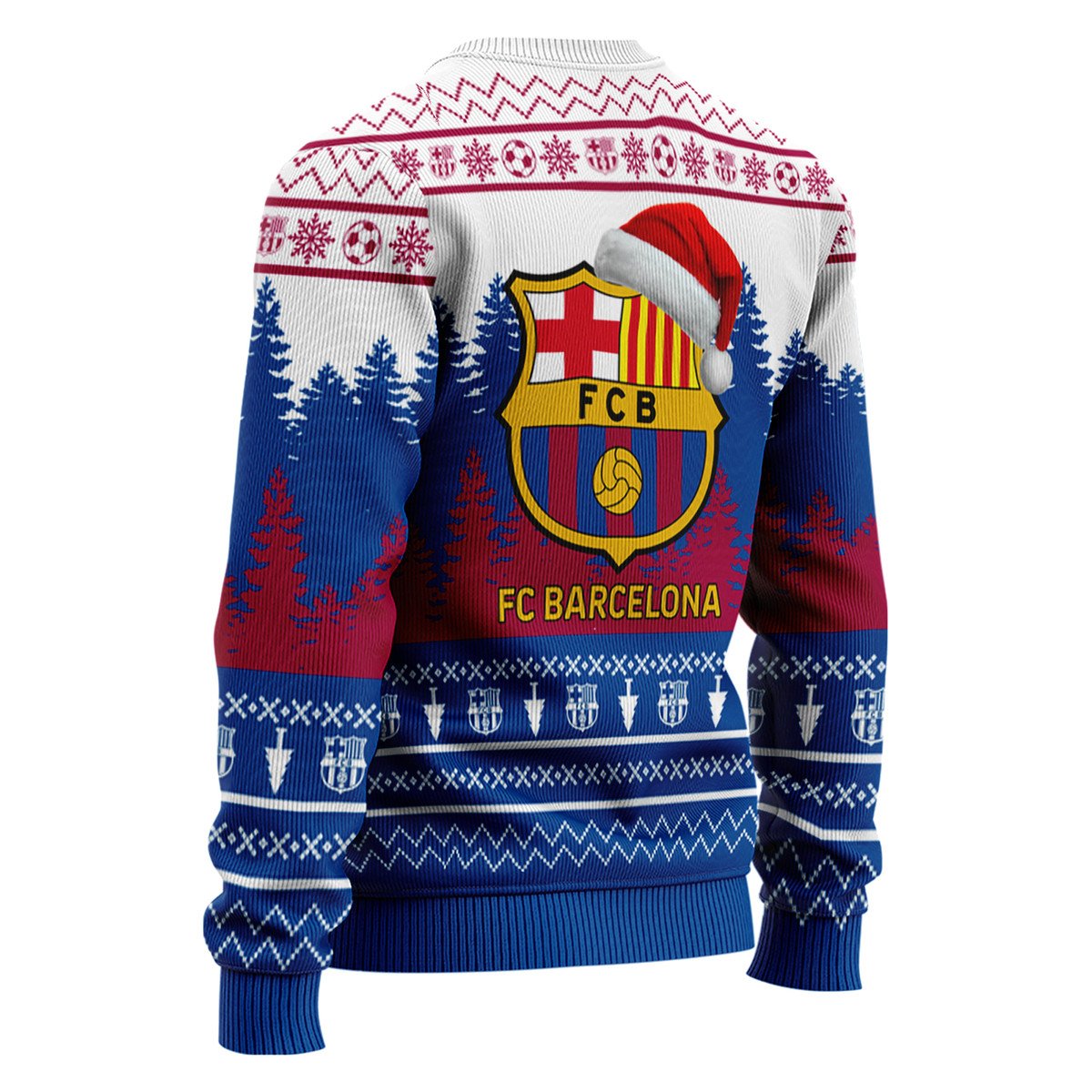 Barça Ugly Christmas Sweater , Unisex Wool Sweater Q210901