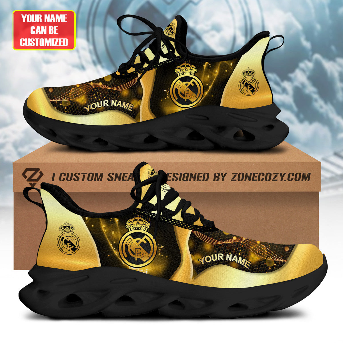 Personalized Real Madrid Chunky Custom Sneaker Q280903
