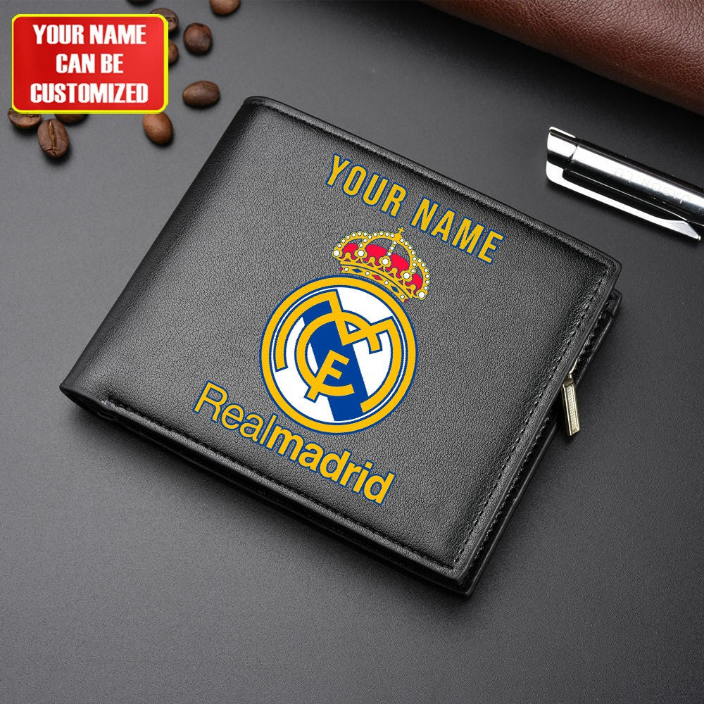 Personalized Real Madrid Leather Wallet Q200807