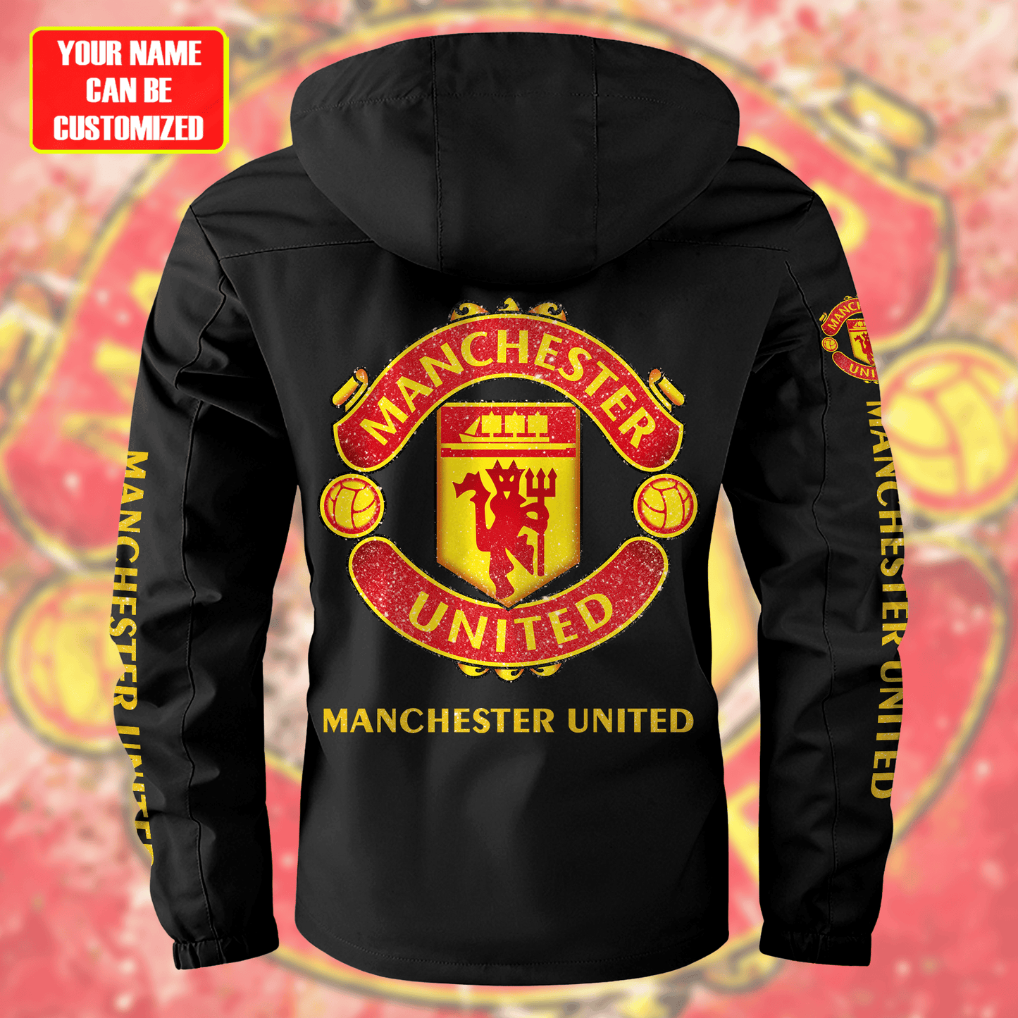 Manchester United Windbreaker Hooded Jacket Q041001