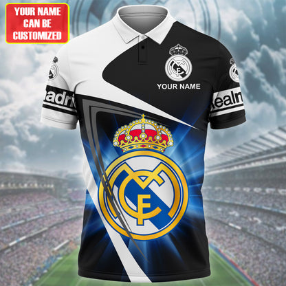 Personalized Real Madrid 3D Full Printing Set , Real Madrid Shirt , Hoodie , Short , Polo ,hawaii Q041003