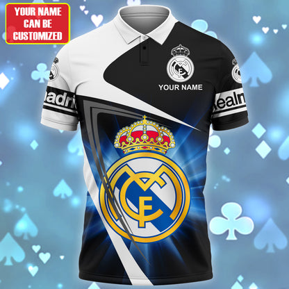 Personalized Real Madrid 3D Full Printing Set , Real Madrid Shirt , Hoodie , Short , Polo ,hawaii Q041003