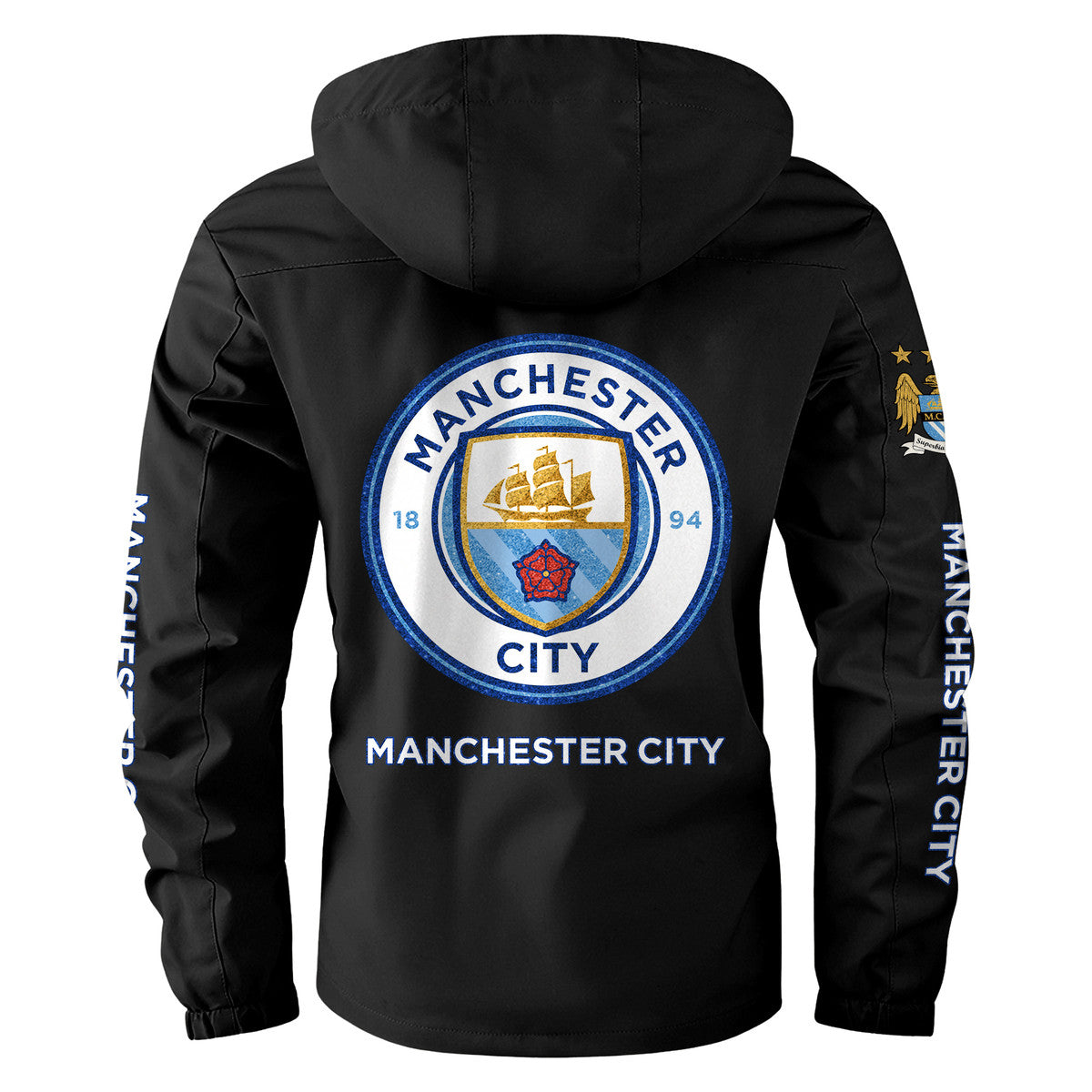 Manchester City Windbreaker Hooded Jacket Q041002