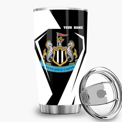 Personalized Name Newcastle United Stainless Tumbler 20oz 30oz Cup Q031001