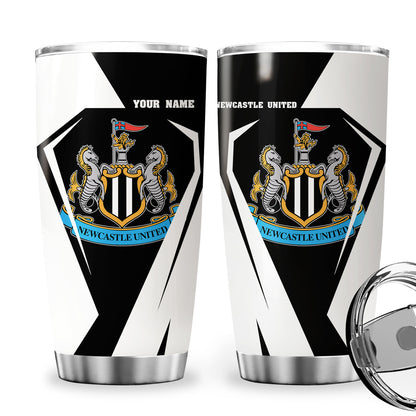 Personalized Name Newcastle United Stainless Tumbler 20oz 30oz Cup Q031001