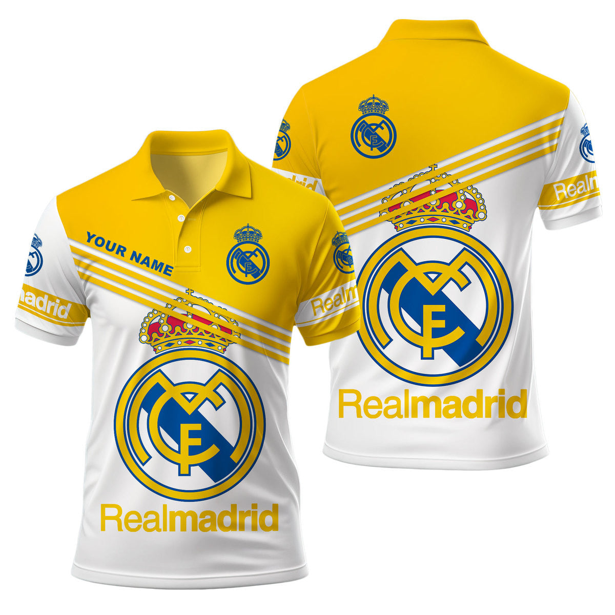 Personalized Real Madrid Q2 3D Full Printing Set , Real Madrid Shirt , Hoodie , Short , Polo ,hawaii Q051002
