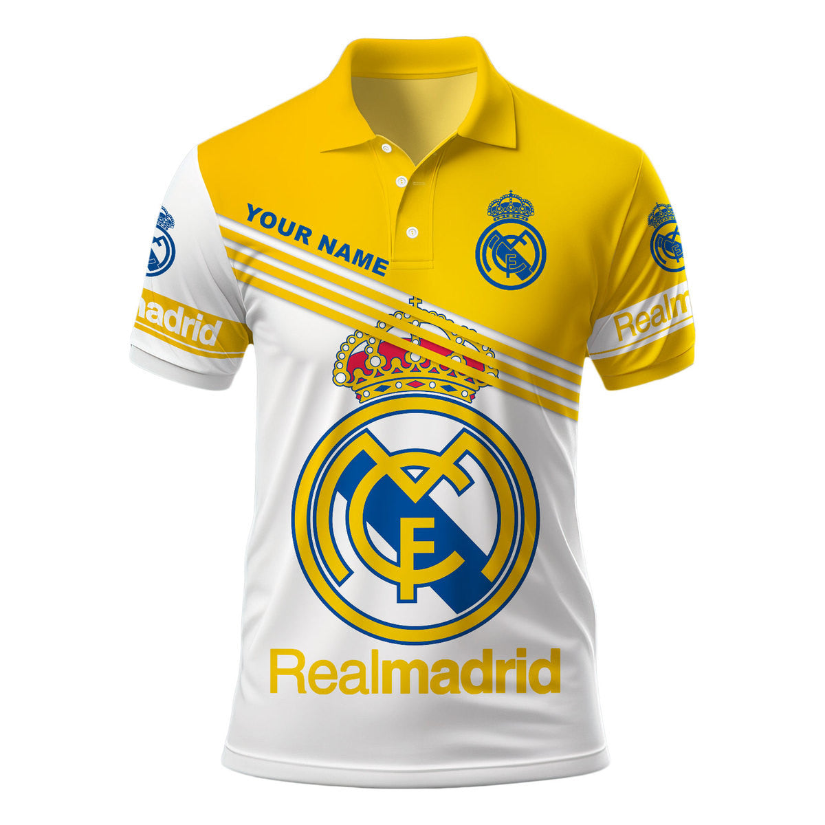 Personalized Real Madrid Q2 3D Full Printing Set , Real Madrid Shirt , Hoodie , Short , Polo ,hawaii Q051002