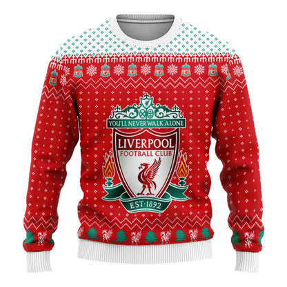 Liverpool S3 Ugly Christmas Sweater , Unisex Wool Sweater S051004