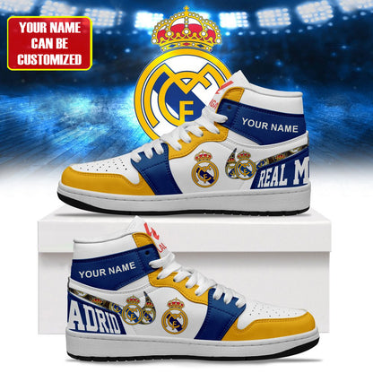 Real Madrid AJ1 High Custom Sneaker QB031001