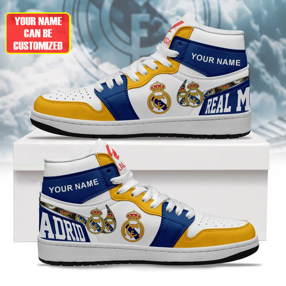 Real Madrid AJ1 High Custom Sneaker QB031001