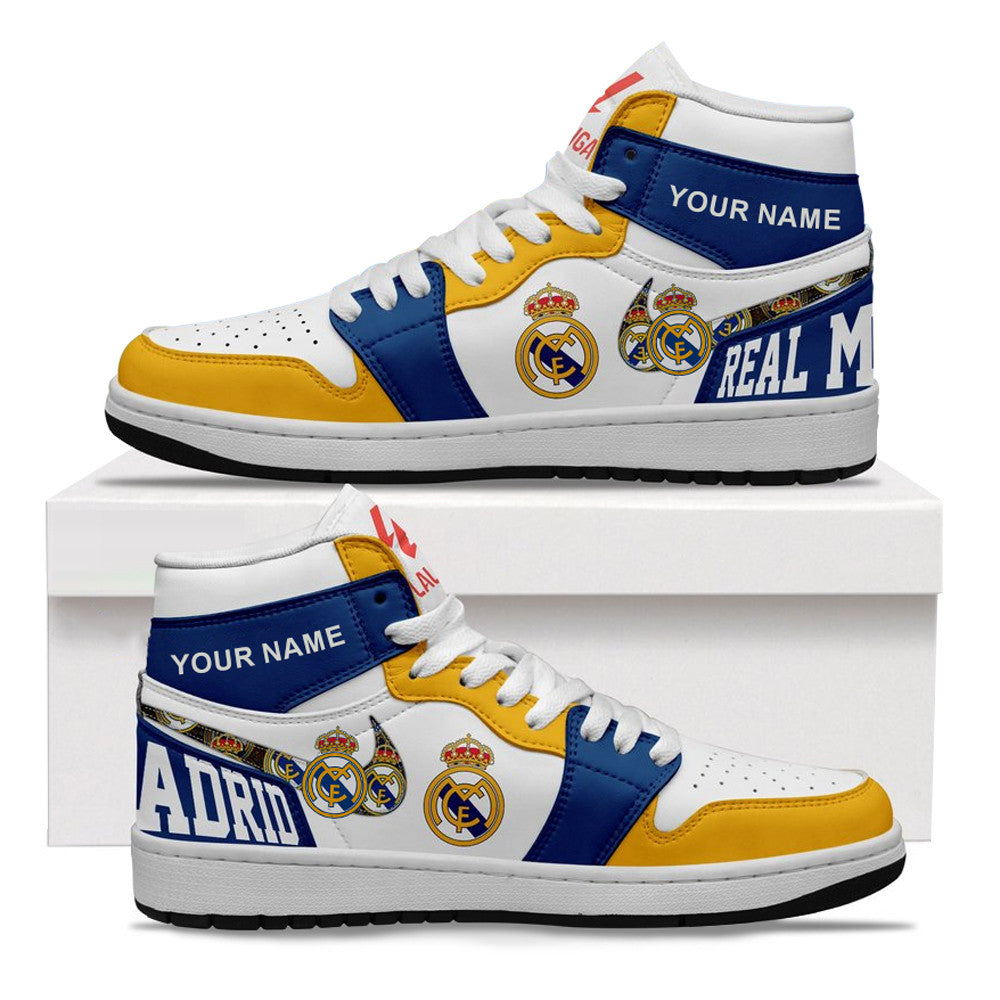 Real Madrid AJ1 High Custom Sneaker QB031001