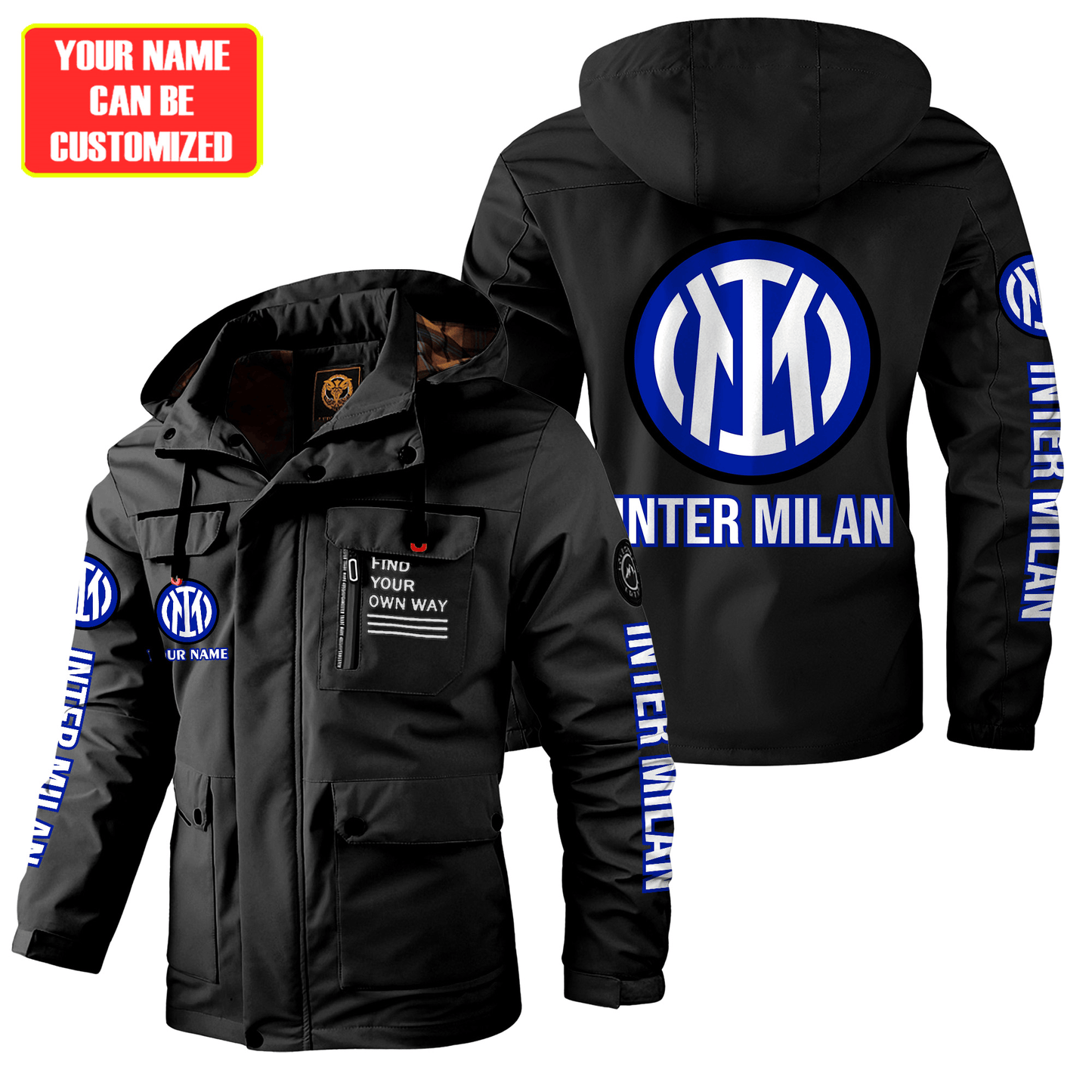 Inter Milan Windbreaker Hooded Jacket S051002