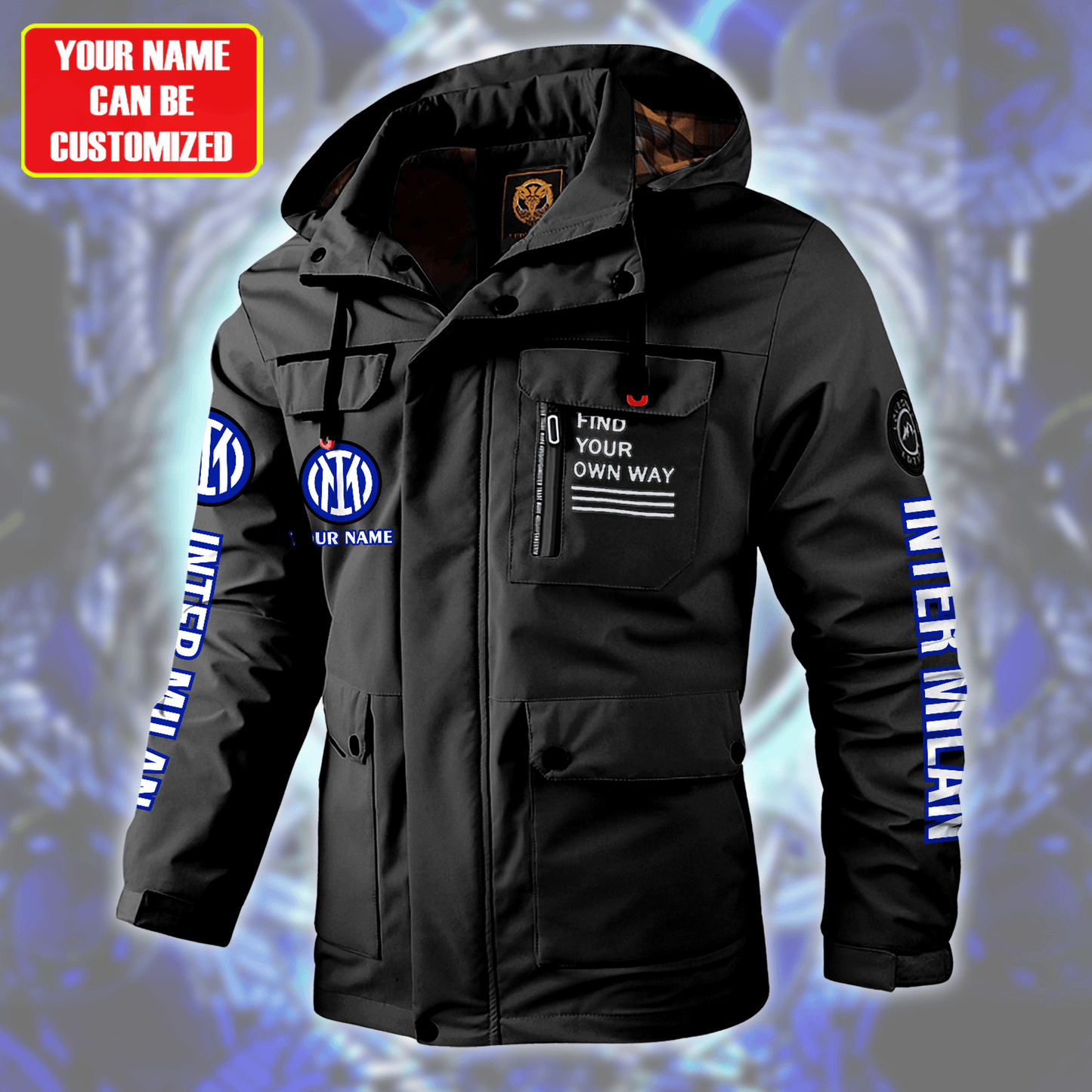 Inter Milan Windbreaker Hooded Jacket S051002