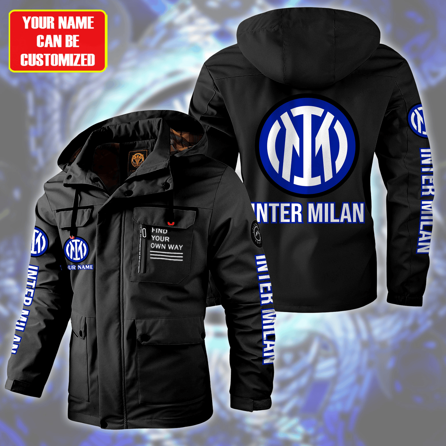 Inter Milan Windbreaker Hooded Jacket S051002