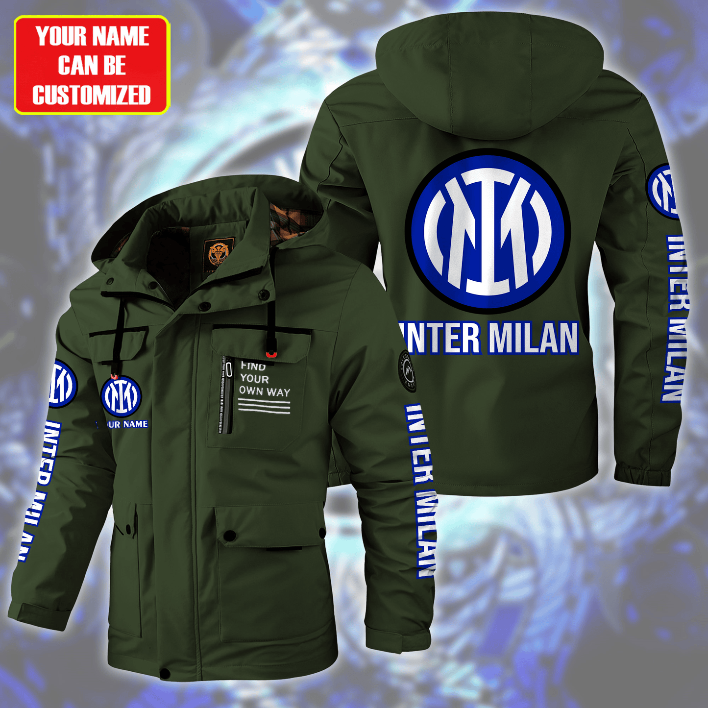Inter Milan Windbreaker Hooded Jacket S051002