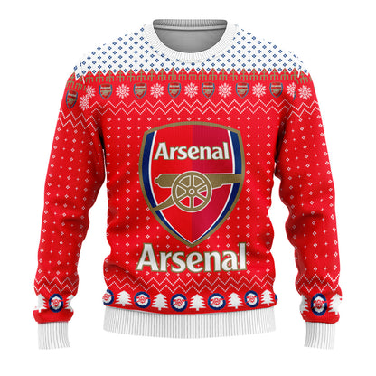 Arsenal S2 Ugly Christmas Sweater , Unisex Wool Sweater S071003