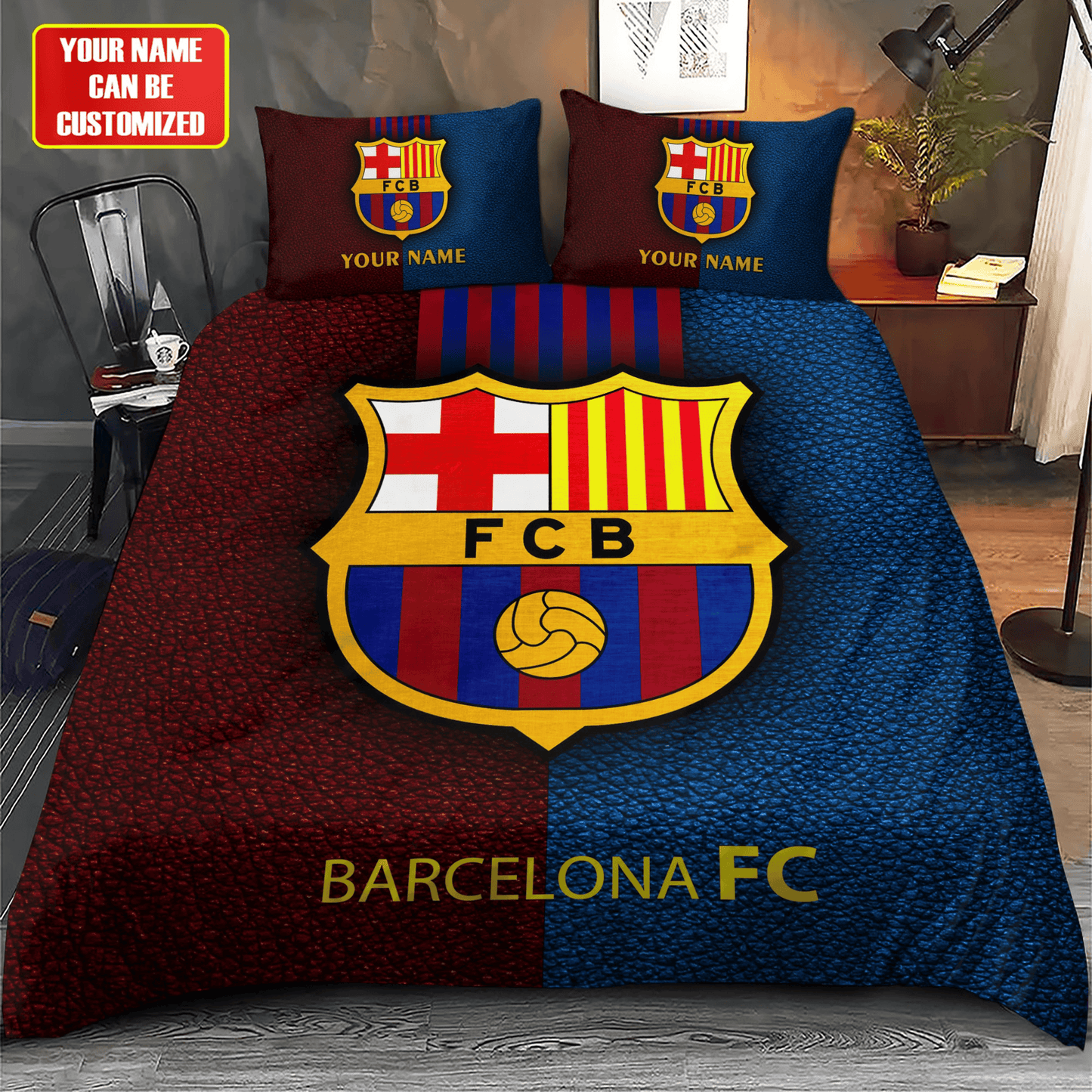 Barcelona FC All Over Printed Bedding Set P100704