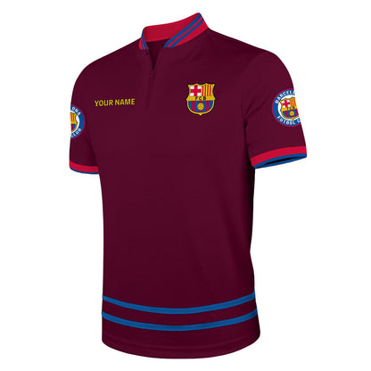 Personalized Barcelona FC 3D Full Printing Set , Barcelona FC Shirt , Barcelona FC Set , Zipper Polo, Hoodie , Short , Polo , hawaii , ... P071003
