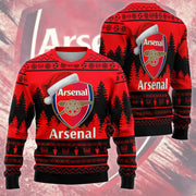 Arsenal Q10 Ugly Christmas Sweater , Unisex Wool Sweater Q081003