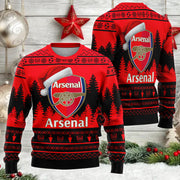 Arsenal Q10 Ugly Christmas Sweater , Unisex Wool Sweater Q081003
