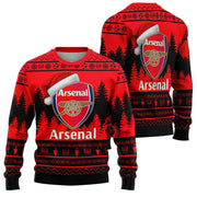 Arsenal Q10 Ugly Christmas Sweater , Unisex Wool Sweater Q081003