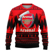 Arsenal Q10 Ugly Christmas Sweater , Unisex Wool Sweater Q081003