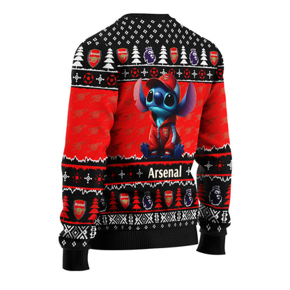 Arsenal Ugly Christmas Sweater , Unisex Wool Sweater QB071001