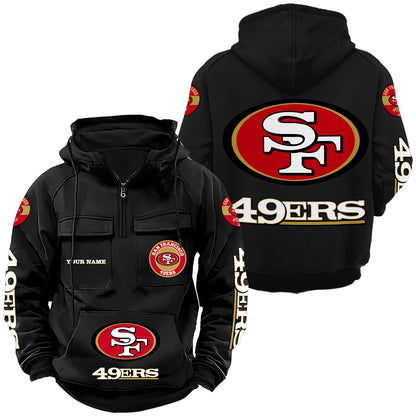 Personalized SF49 Retro Cotton Hoodie Q091003