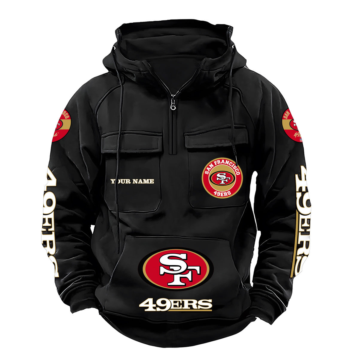 Personalized SF49 Retro Cotton Hoodie Q091003