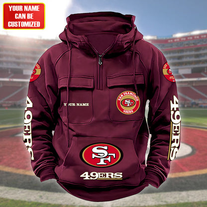 Personalized SF49 Retro Cotton Hoodie Q091003