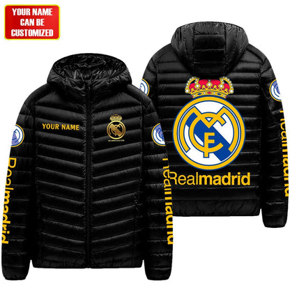 Personalized Real Madrid Puffer Sideline Down Jacket Q091004
