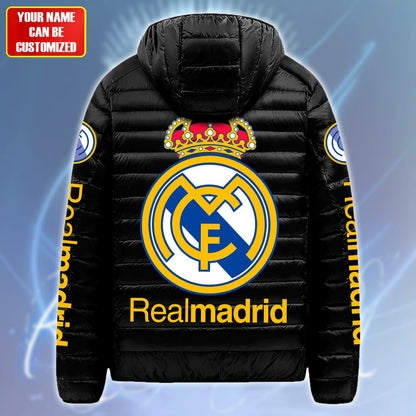 Personalized Real Madrid Puffer Sideline Down Jacket Q091004