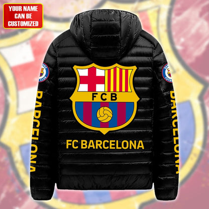 Personalized Barça Puffer Sideline Down Jacket Q091005