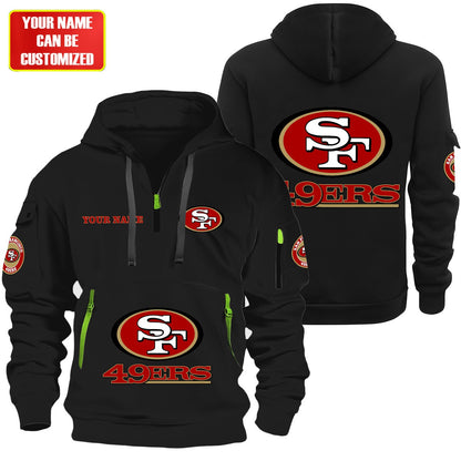 Personalized SF49 Zip-Hoodie Cotton Jacket S091007