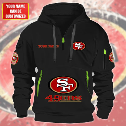 Personalized SF49 Zip-Hoodie Cotton Jacket S091007