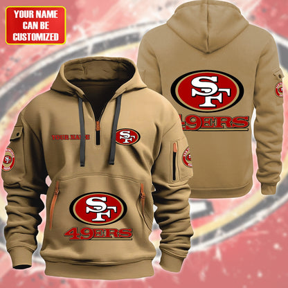 Personalized SF49 Zip-Hoodie Cotton Jacket S091007