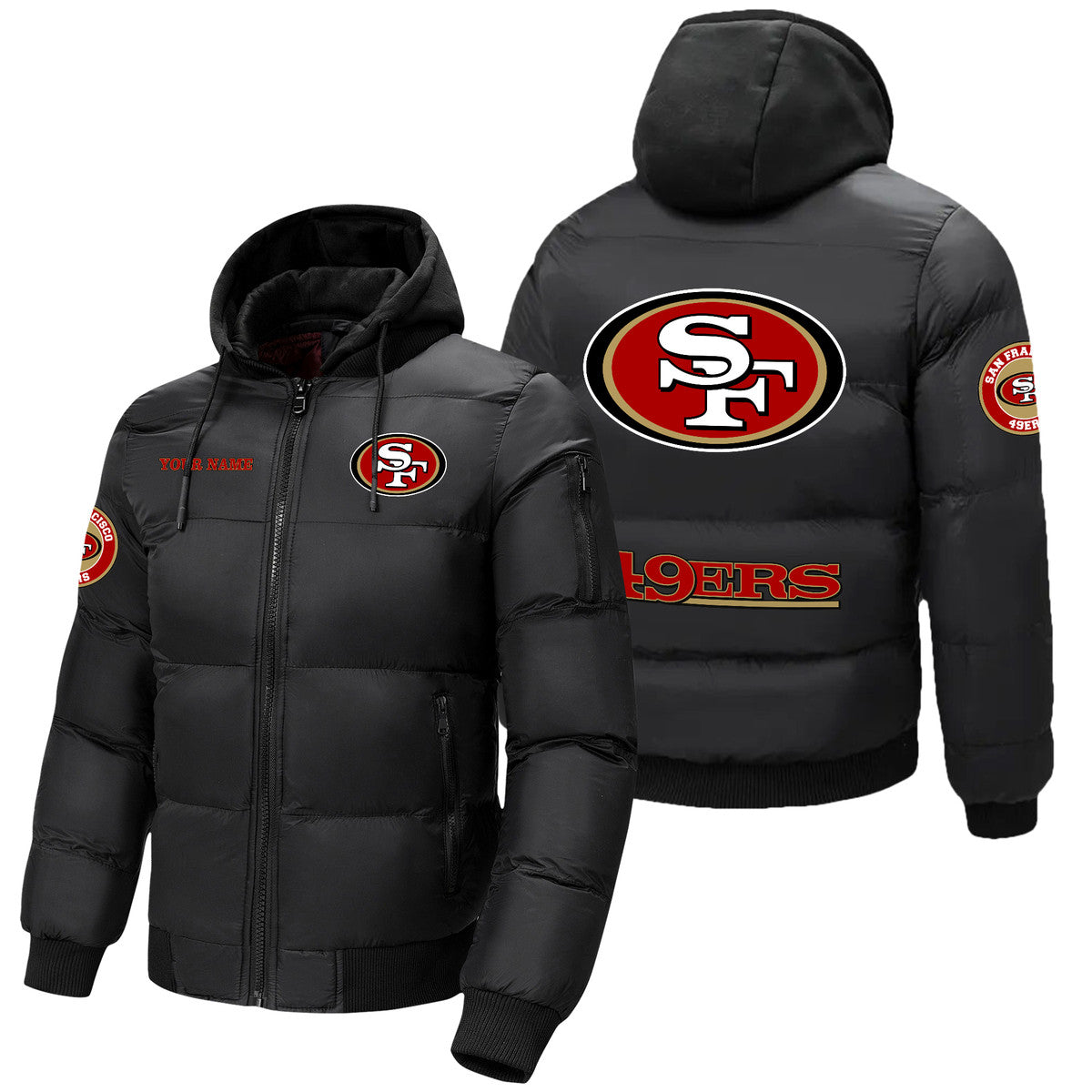 SF49 Puffer Thermal Sport Warm Jacket S091008