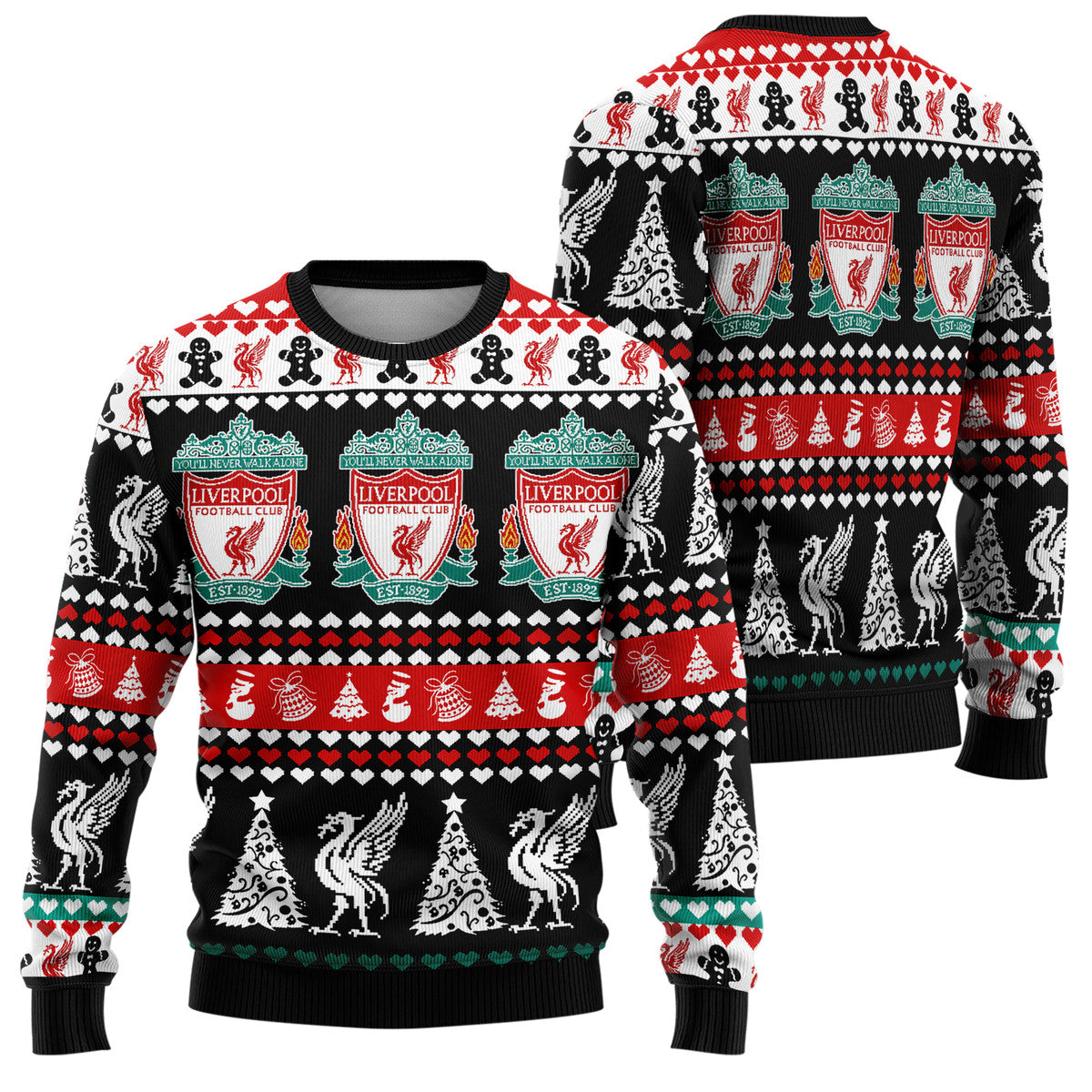 Liverpool Ugly Christmas Sweater , Unisex Wool Sweater QB091006
