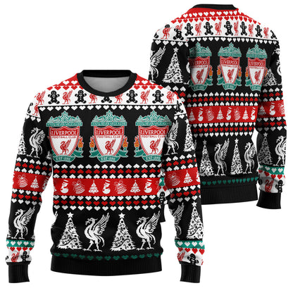 Liverpool Ugly Christmas Sweater , Unisex Wool Sweater QB091006