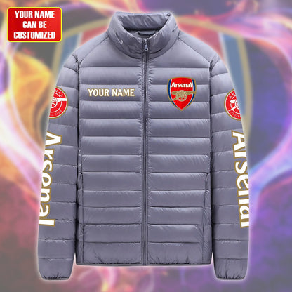 Personalized Arsenal FC Ultra Light Down Jacket P101006