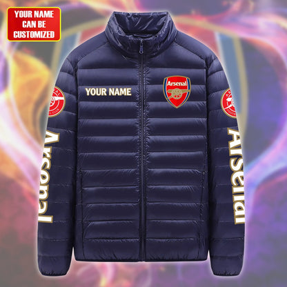 Personalized Arsenal FC Ultra Light Down Jacket P101006