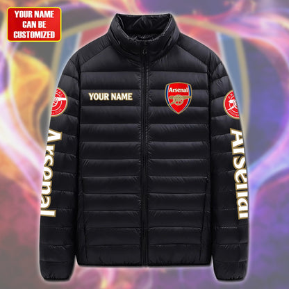 Personalized Arsenal FC Ultra Light Down Jacket P101006