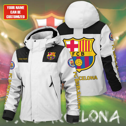 Barcelona FC Outdoor Sports Wind & Waterproof Drawstring Jacket P101002