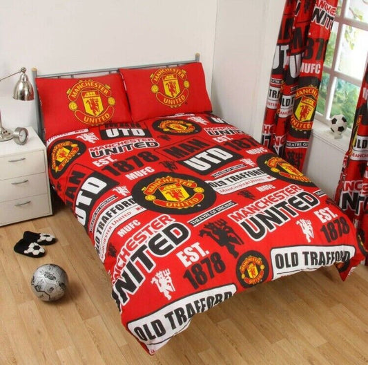 Manchester United All Over Printed Bedding Set QB111006