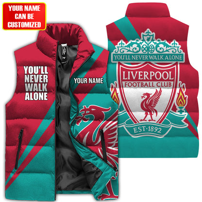 Liverpool Sleeveless Windproof Puffer Jacket 3D QB071005