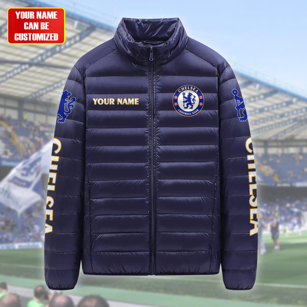 Personalized Chelsea FC Ultra Light Down Jacket P111001